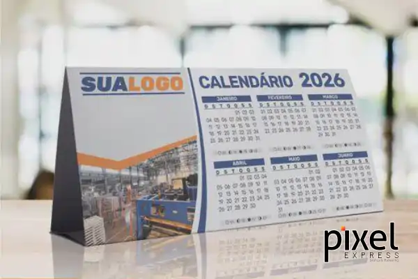 Calendários personalizados em Leopoldina - Gráfica Pixel Express